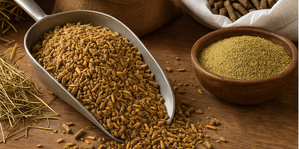 Herstellung Pferdefutter